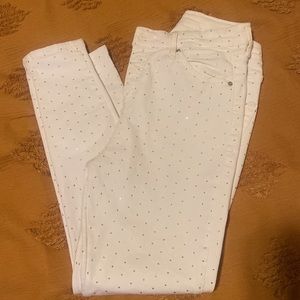 Topshop Rhinestone Jamie Skinny Jeans